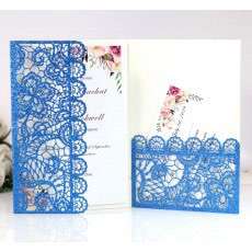 European Style Business Invitation Card Wedding Card Lace Figure